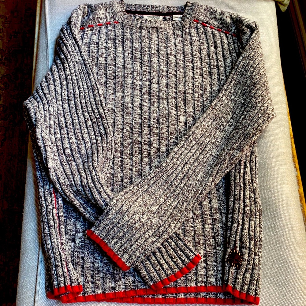 Timberland men’s crew neck sweater.  Size XL.
